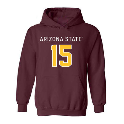 Arizona State - NCAA Football : Joseph Smith - Replica Shersey Hooded Sweatshirt-0