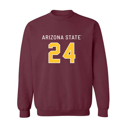 Arizona State - NCAA Football : David Avit - Replica Shersey Crewneck Sweatshirt-0
