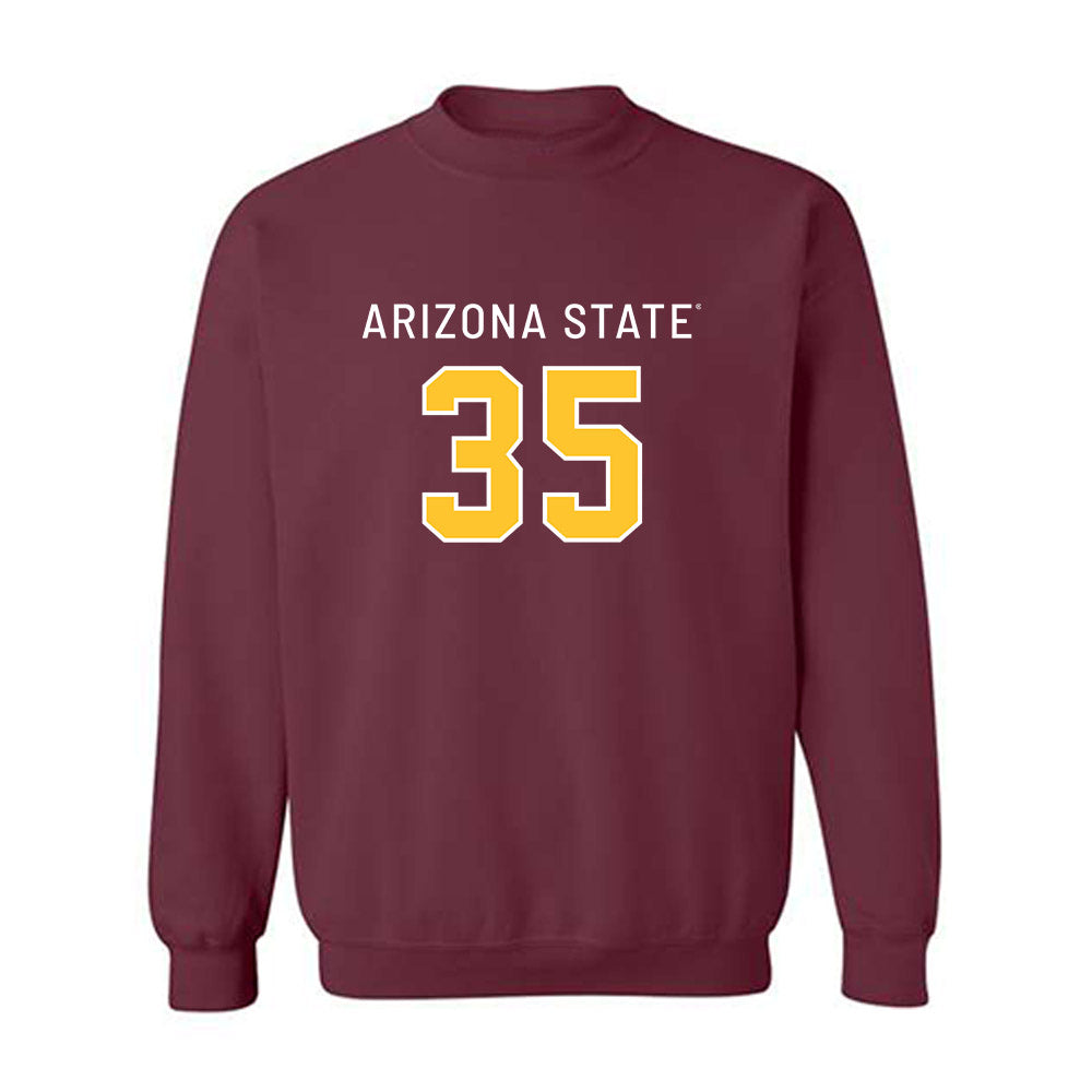Arizona State - NCAA Football : Antoine Belgrave-Shorter - Replica Shersey Crewneck Sweatshirt-0