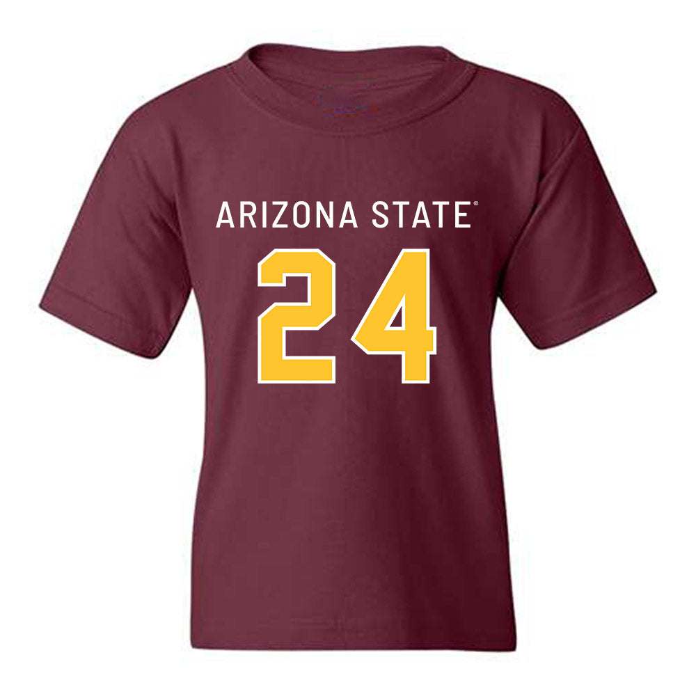 Arizona State - NCAA Football : David Avit - Replica Shersey Youth T-Shirt-0