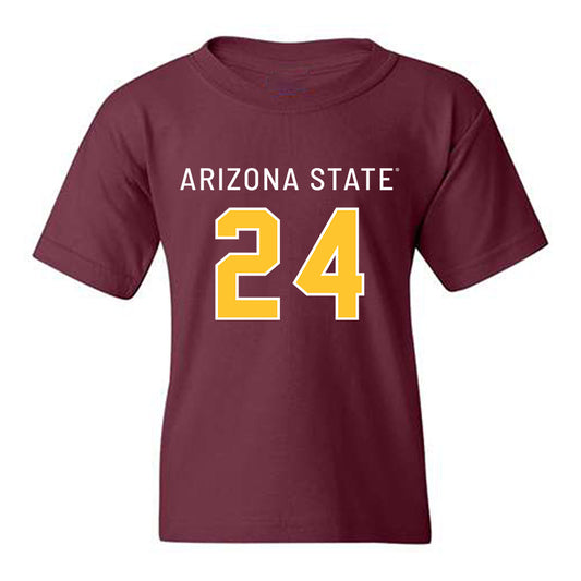Arizona State - NCAA Football : David Avit - Replica Shersey Youth T-Shirt-0