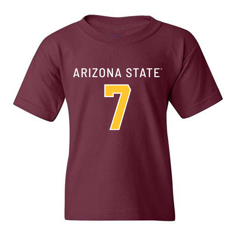Arizona State - NCAA Football : Raiden Vines-Bright - Replica Shersey Youth T-Shirt-0