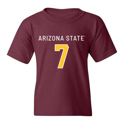 Arizona State - NCAA Football : Raiden Vines-Bright - Replica Shersey Youth T-Shirt-0