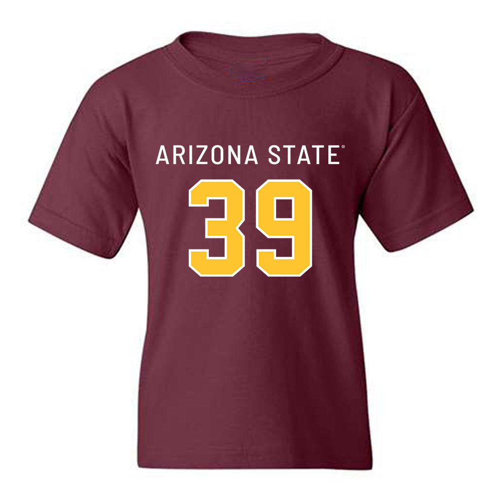 Arizona State - NCAA Football : Tyler Wigglesworth - Replica Shersey Youth T-Shirt-0