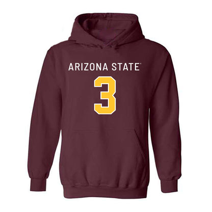 Arizona State - NCAA Football : Reed Harris - Replica Shersey Hooded Sweatshirt-0