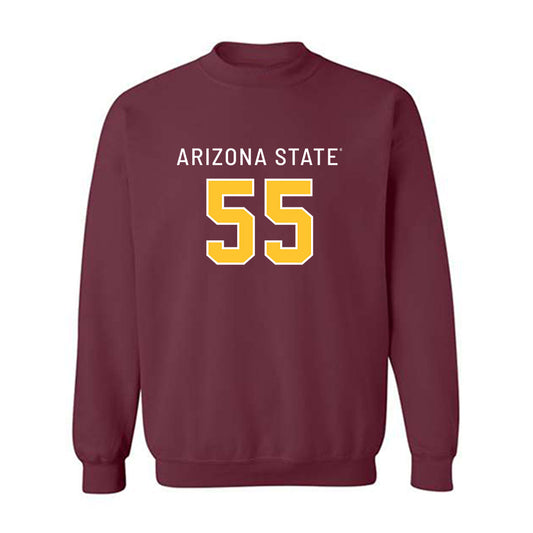 Arizona State - NCAA Football : Niniva Nicholson - Replica Shersey Crewneck Sweatshirt-0
