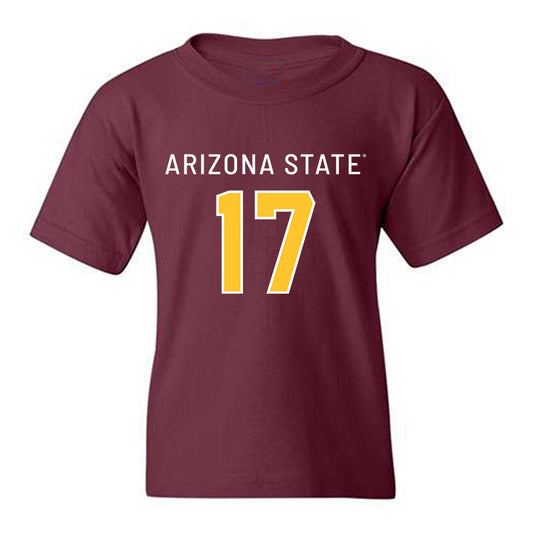 Arizona State - NCAA Football : Michael "Butter" Tollefson - Replica Shersey Youth T-Shirt-0