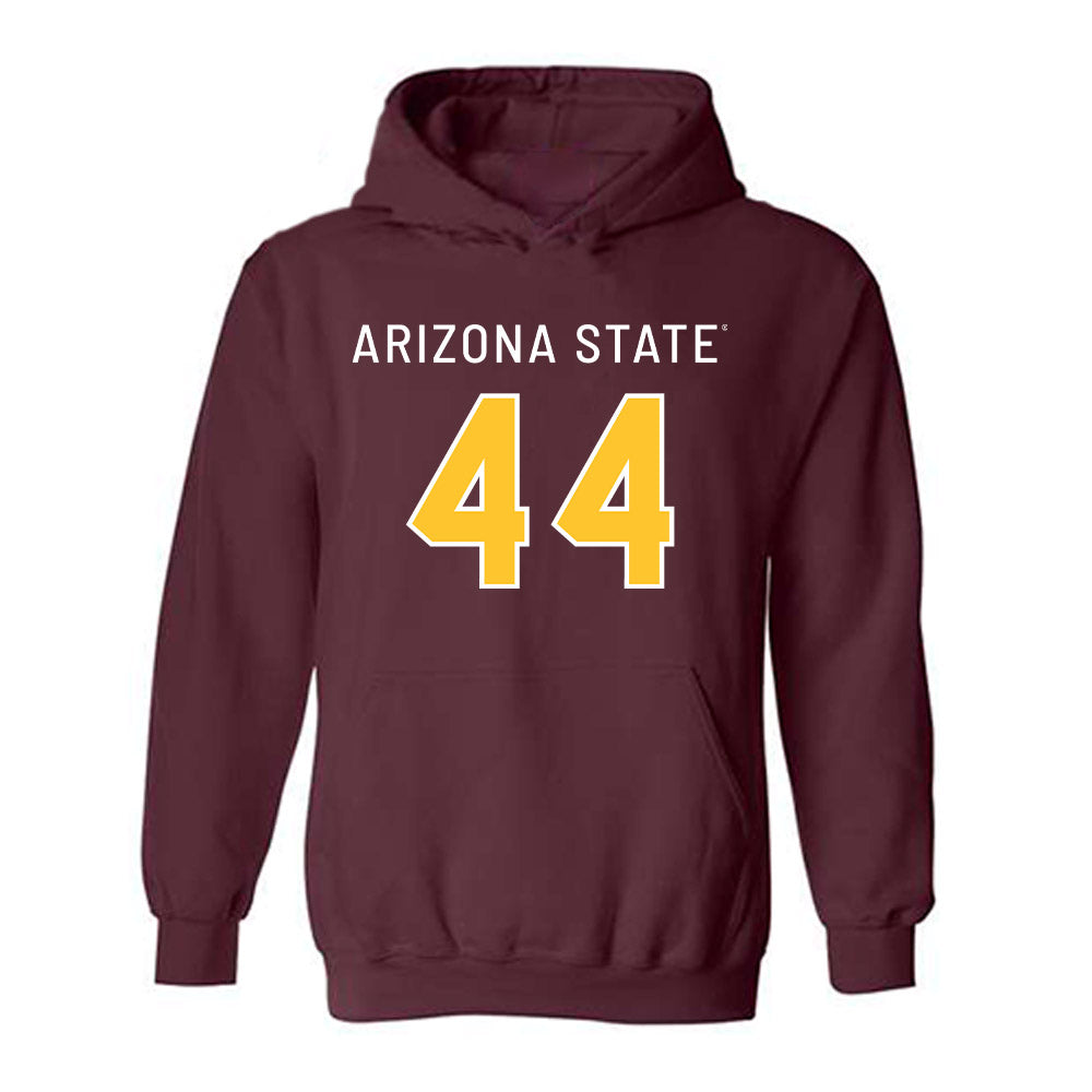 Arizona State - NCAA Football : Kristian Ingman - Replica Shersey Hooded Sweatshirt-0