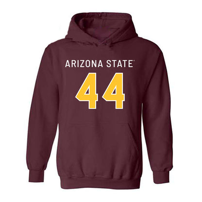 Arizona State - NCAA Football : Kristian Ingman - Replica Shersey Hooded Sweatshirt-0