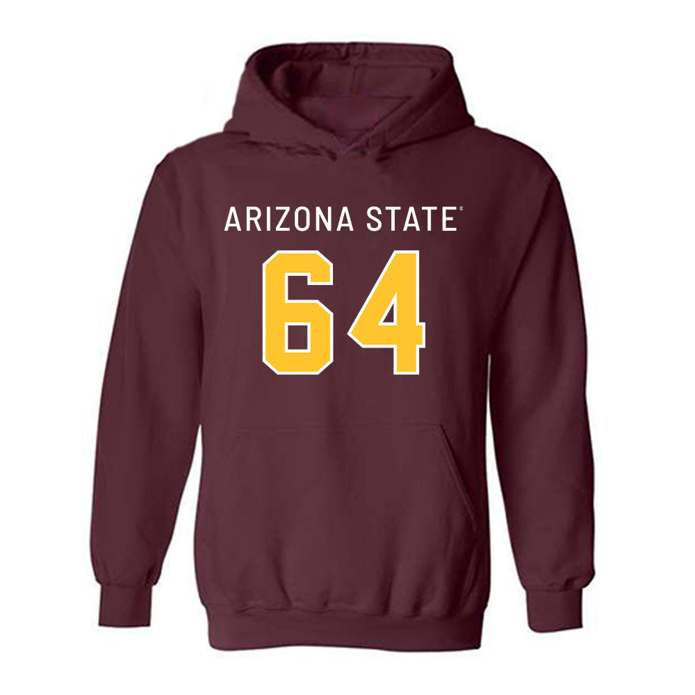 Arizona State - NCAA Football : Wade Helton - Replica Shersey Hooded Sweatshirt-0