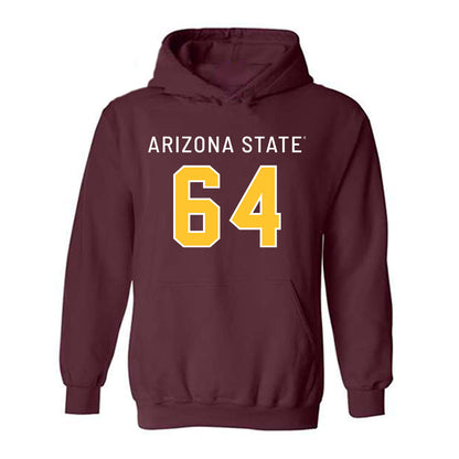 Arizona State - NCAA Football : Wade Helton - Replica Shersey Hooded Sweatshirt-0