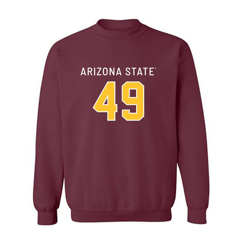Arizona State - NCAA Football : Prayer Young-Blackgoat - Replica Shersey Crewneck Sweatshirt-0