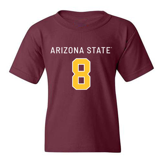 Arizona State - NCAA Football : Cutter Boley - Replica Shersey Youth T-Shirt-0