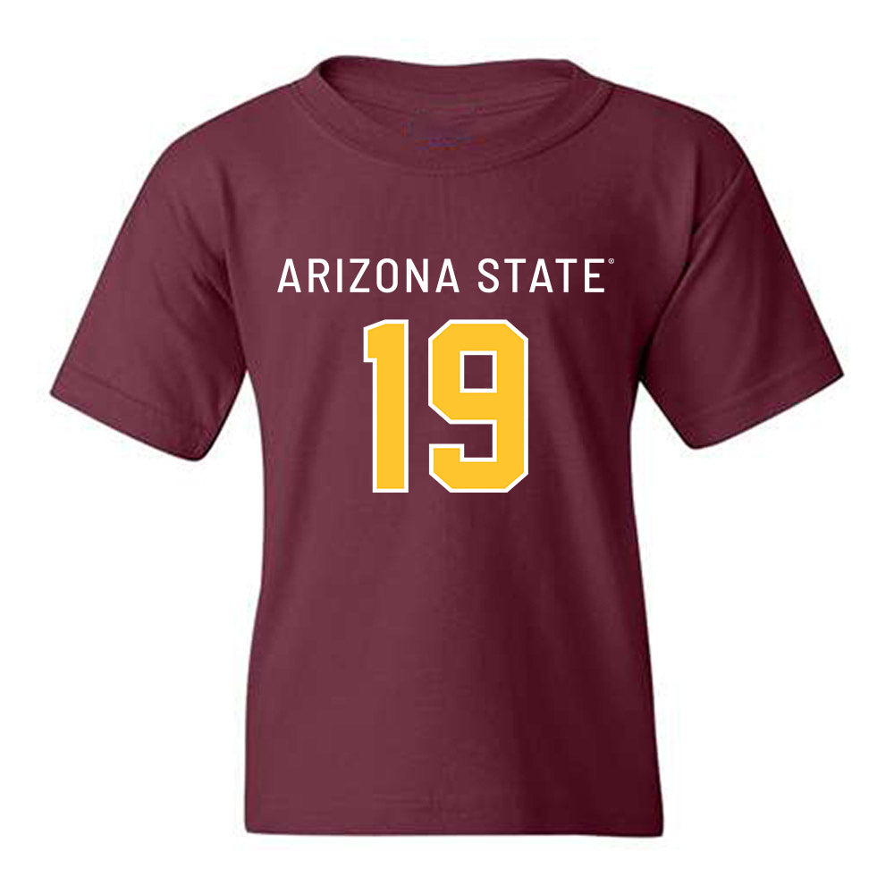 Arizona State - NCAA Football : Landen Miree - Replica Shersey Youth T-Shirt-0