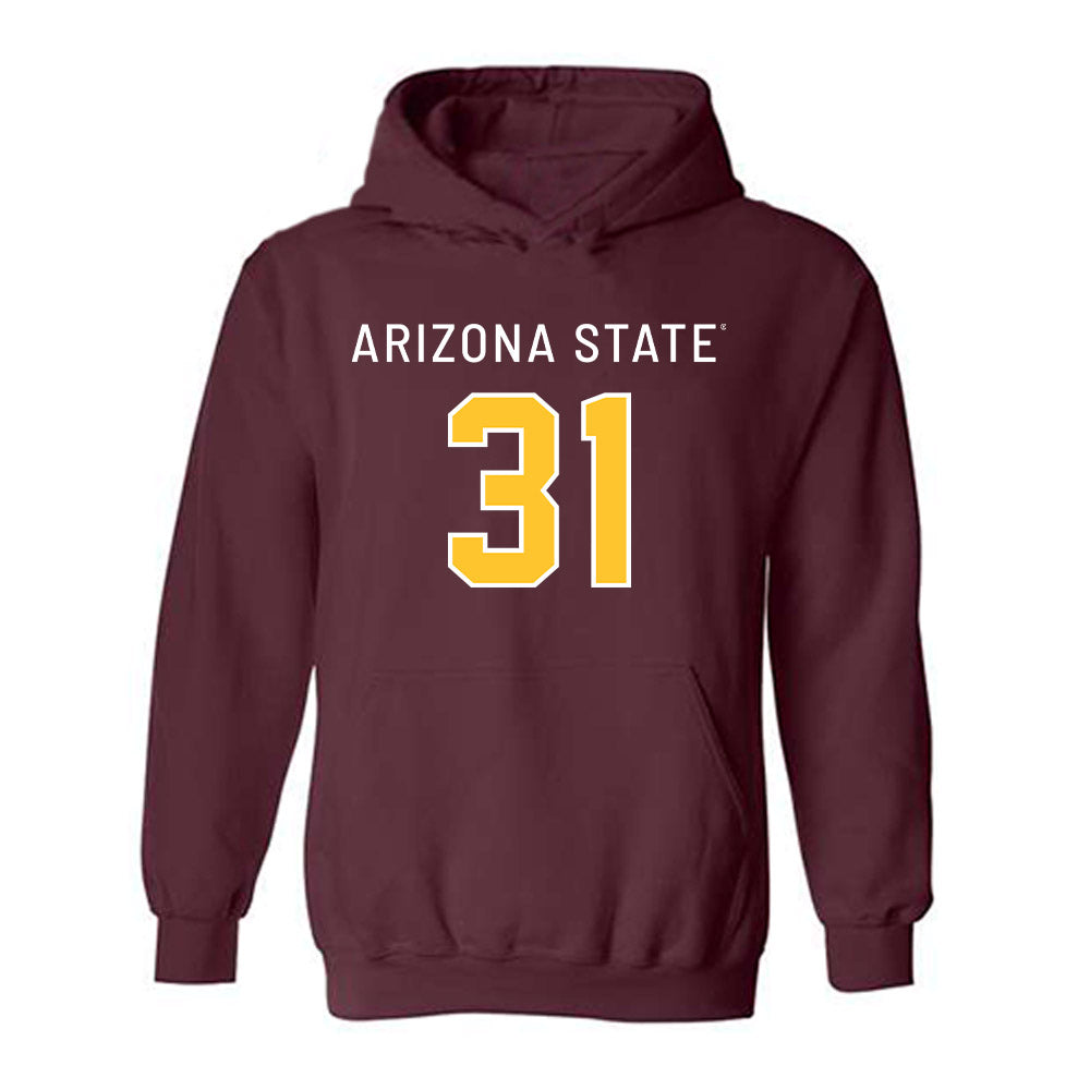 Arizona State - NCAA Football : Kanyon Floyd - Replica Shersey Hooded Sweatshirt