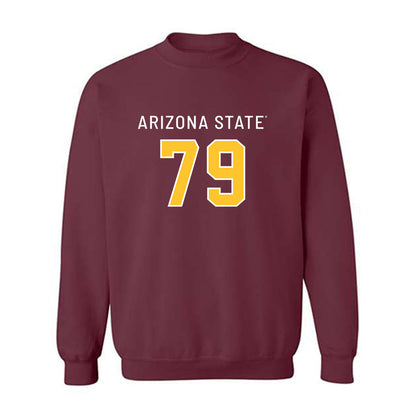 Arizona State - NCAA Football : Brent Helton - Replica Shersey Crewneck Sweatshirt-0