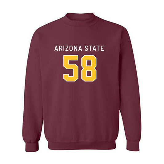 Arizona State - NCAA Football : Santana Alo - Replica Shersey Crewneck Sweatshirt-0