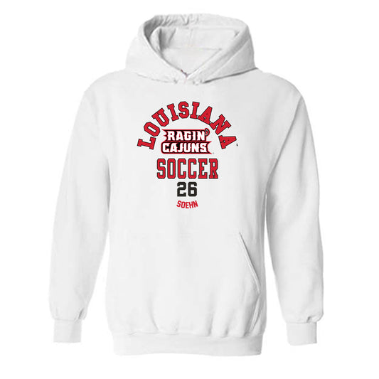 Louisiana - NCAA Women's Soccer : Addison Soehn - Classic Fashion Shersey Hooded Sweatshirt-0
