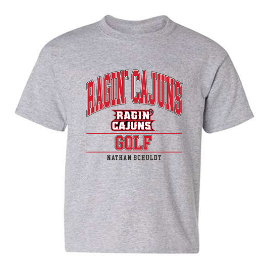 Louisiana - NCAA Men's Golf : Nathan Schuldt - Classic Shersey Youth T-Shirt-0