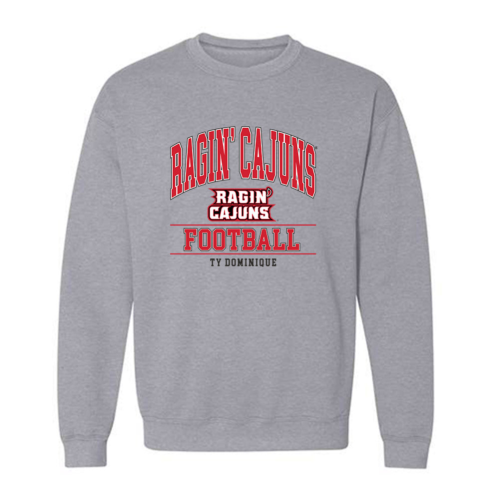 Louisiana - NCAA Football : Ty Dominique - Classic Shersey Crewneck Sweatshirt-0