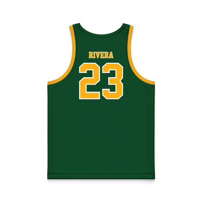 UAB - NCAA Men's Basketball : Daniel Rivera - Green Basketball Jersey-1
