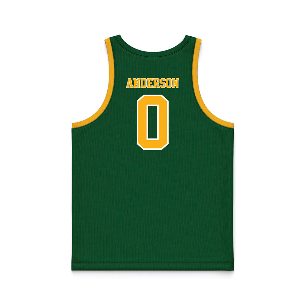UAB - NCAA Men's Basketball : Dayjaun Anderson - Green Basketball Jersey-1