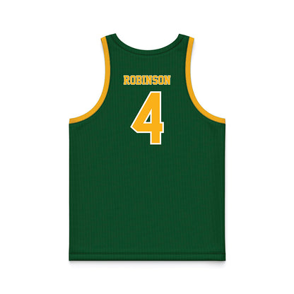 UAB - NCAA Men's Basketball : Ahmad Robinson - Green Basketball Jersey-1