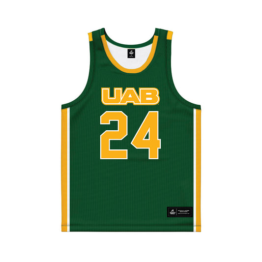 UAB - NCAA Women's Basketball : Jordan Rosier - Green Basketball Jersey-0