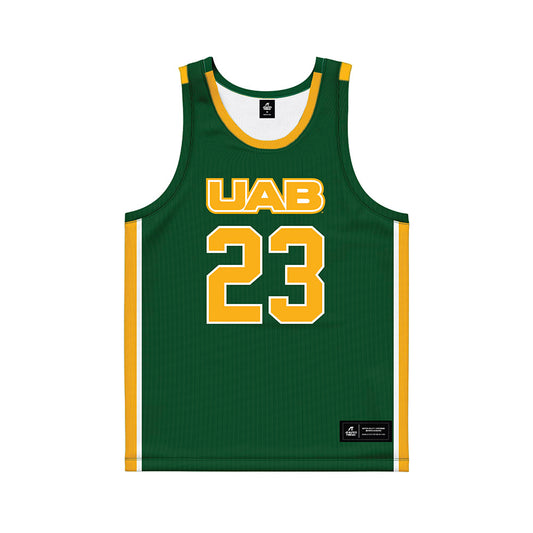 UAB - NCAA Women's Basketball : Cali Smallwood - Green Basketball Jersey-0