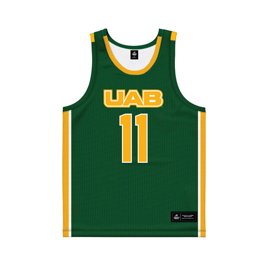 UAB - NCAA Women's Basketball : Peyton Musial - Green Basketball Jersey-0