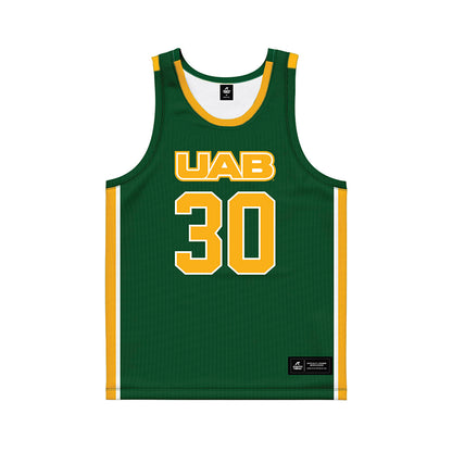 UAB - NCAA Women's Basketball : Ashlyn Howard - Green Basketball Jersey-0