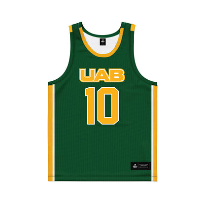 UAB - NCAA Women's Basketball : Riley Talbert - Green Basketball Jersey-0