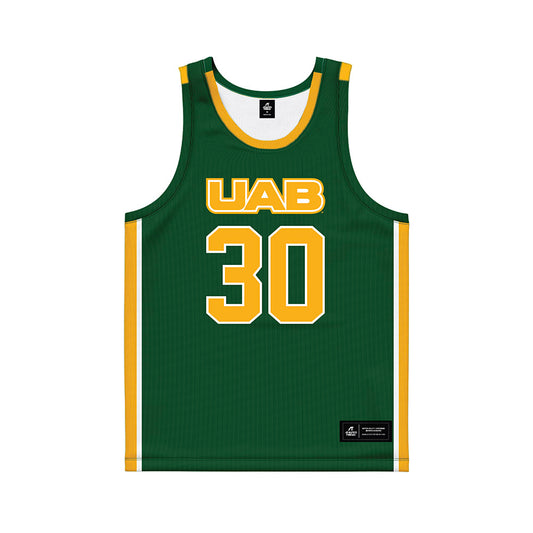 UAB - NCAA Women's Basketball : Ashlyn Howard - Green Basketball Jersey-0