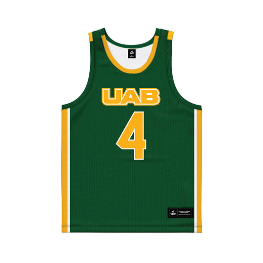 UAB - NCAA Women's Basketball : Hailey Jackson - Green Basketball Jersey-0