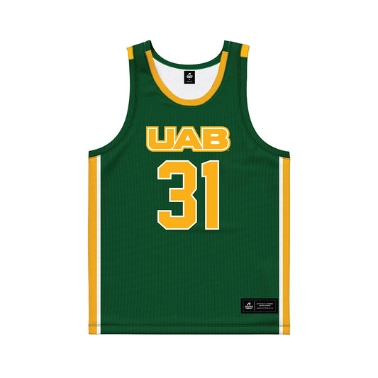 UAB - NCAA Women's Basketball : Mari Miller - Green Basketball Jersey-0