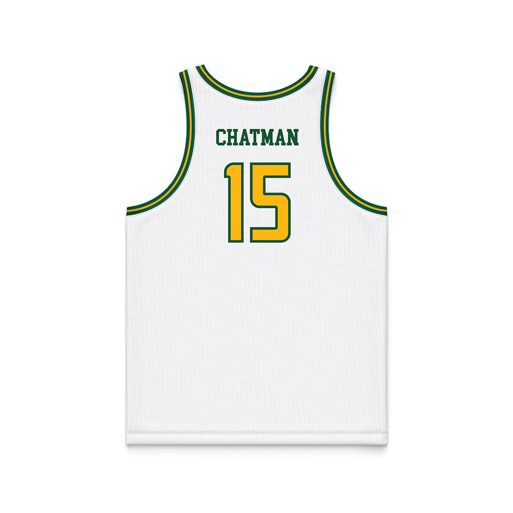 UAB - NCAA Men's Basketball : Evan Chatman - White Basketball Jersey-1