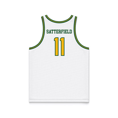 UAB - NCAA Men's Basketball : Kj Satterfield - White Basketball Jersey-1