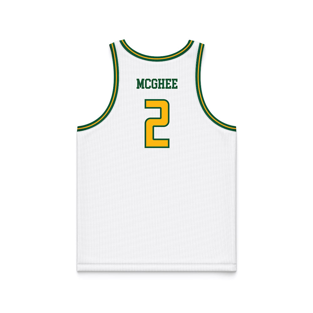 UAB - NCAA Men's Basketball : JaBorri McGhee - White Basketball Jersey-1