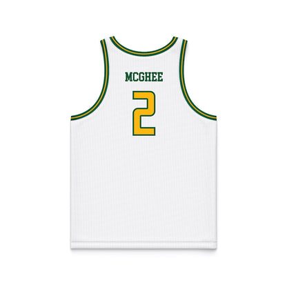 UAB - NCAA Men's Basketball : JaBorri McGhee - White Basketball Jersey-1
