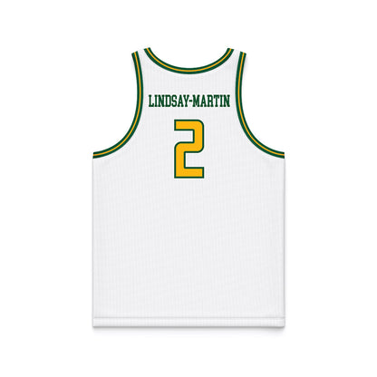 UAB - NCAA Men's Basketball : Kyeron Lindsay-Martin - White Basketball Jersey-1