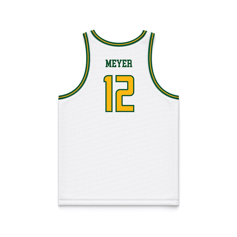 UAB - NCAA Men's Basketball : Jacob Meyer - White Basketball Jersey-1