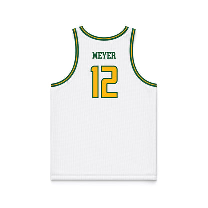 UAB - NCAA Men's Basketball : Jacob Meyer - White Basketball Jersey-1