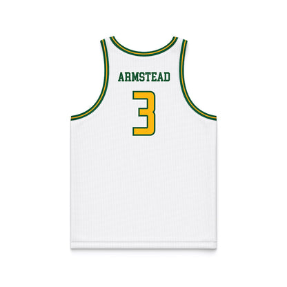 UAB - NCAA Women's Basketball : Journey Armstead - White Basketball Jersey-1