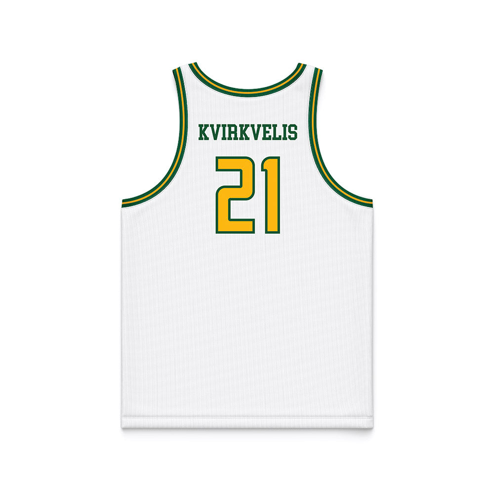 UAB - NCAA Women's Basketball : Lika Kvirkvelis - White Basketball Jersey-1