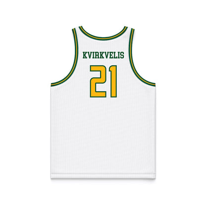 UAB - NCAA Women's Basketball : Lika Kvirkvelis - White Basketball Jersey-1