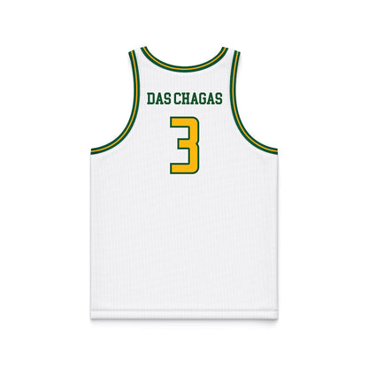 UAB - NCAA Men's Basketball : Joao Das Chagas - White Basketball Jersey-1