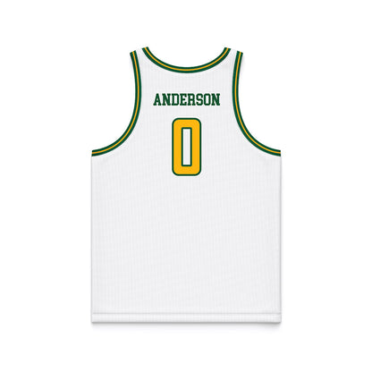 UAB - NCAA Men's Basketball : Dayjaun Anderson - White Basketball Jersey-1