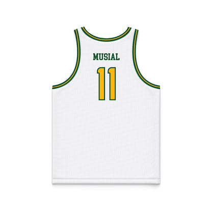 UAB - NCAA Women's Basketball : Peyton Musial - White Basketball Jersey-1