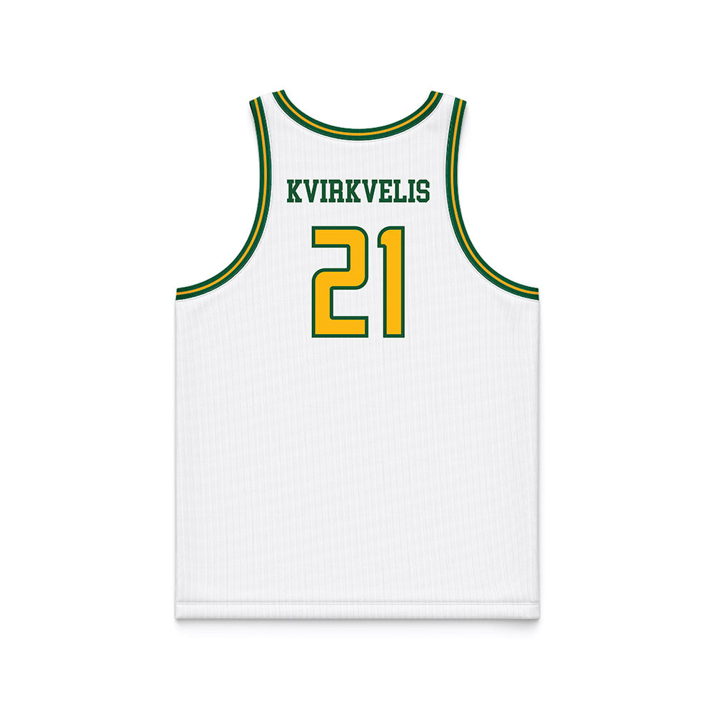 UAB - NCAA Women's Basketball : Lika Kvirkvelis - White Basketball Jersey-1