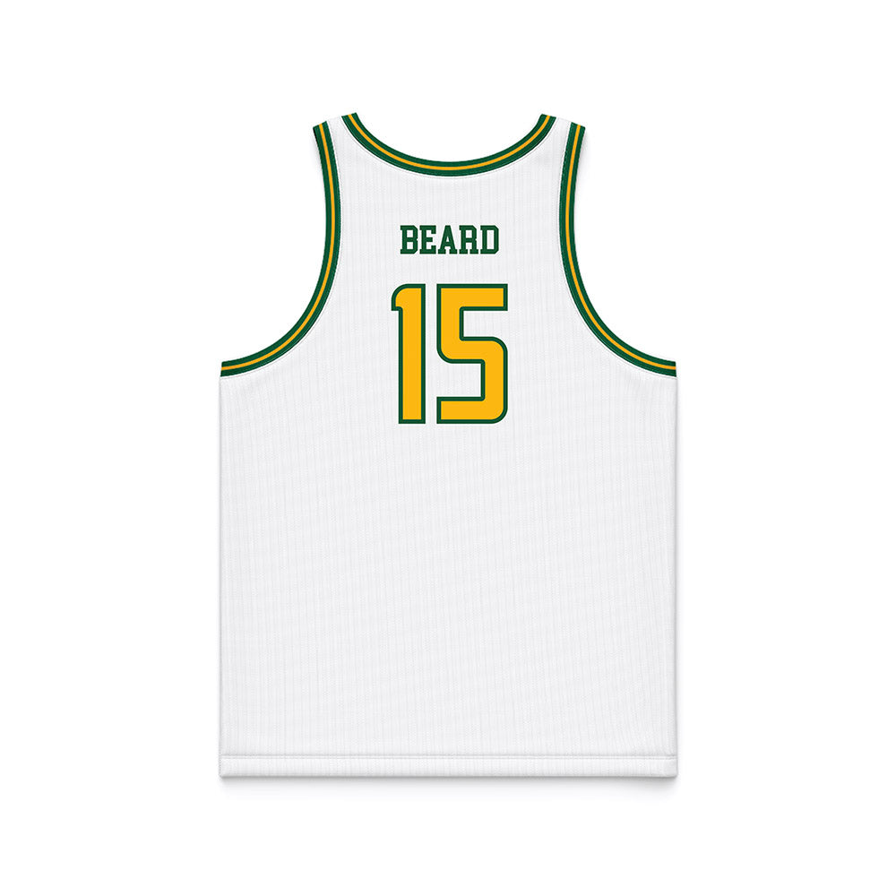 UAB - NCAA Men's Basketball : Chance Beard - White Basketball Jersey-1